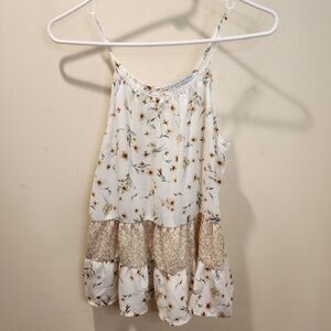 Paper Crane Floral Print Sleeveless Top Sizw S
